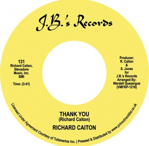 Richard Caiton - Thank You RSD - 7" Vinyl